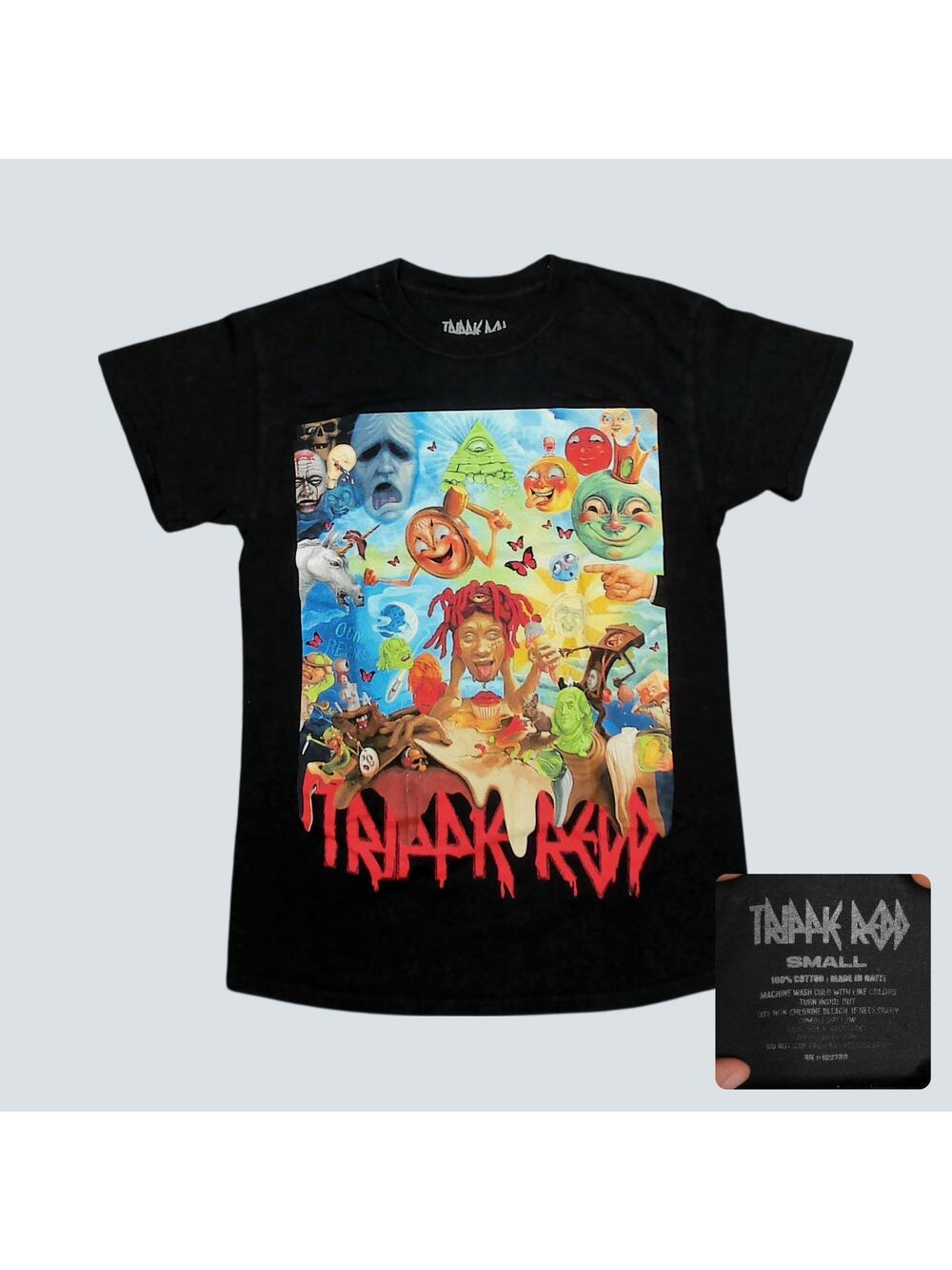 Trippie Redd "Life's A Trip" Album Graphic Tee Men's Small Black
